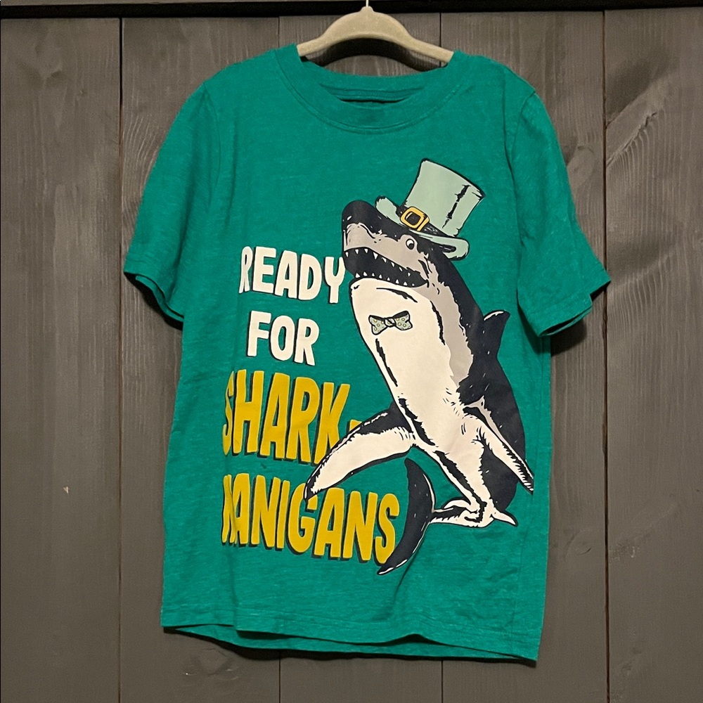 Carter's Green Shark Shenanigans T-Shirt